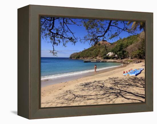 Pigeon Island National Park, St. Lucia, Caribbean-Kymri Wilt-Framed Premier Image Canvas