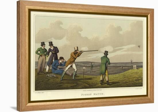 Pigeon Match-Henry Thomas Alken-Framed Premier Image Canvas