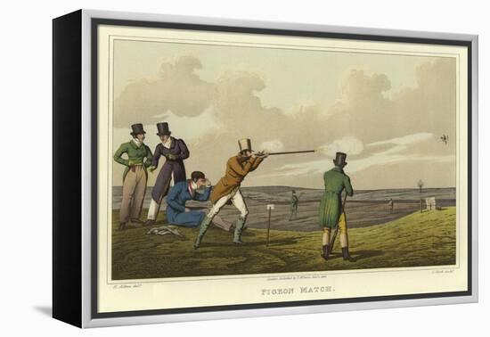 Pigeon Match-Henry Thomas Alken-Framed Premier Image Canvas