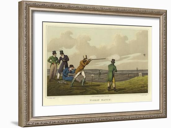 Pigeon Match-Henry Thomas Alken-Framed Giclee Print