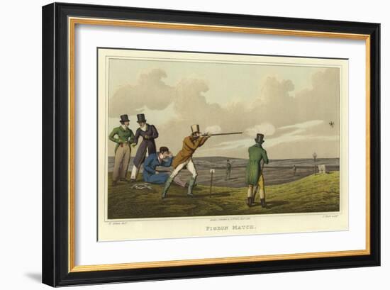 Pigeon Match-Henry Thomas Alken-Framed Giclee Print