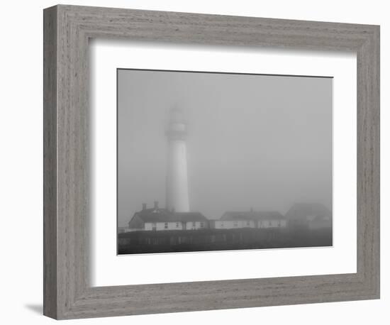 Pigeon Point Lighthouse in the fog, near Pescadero, California, USA-Panoramic Images-Framed Photographic Print