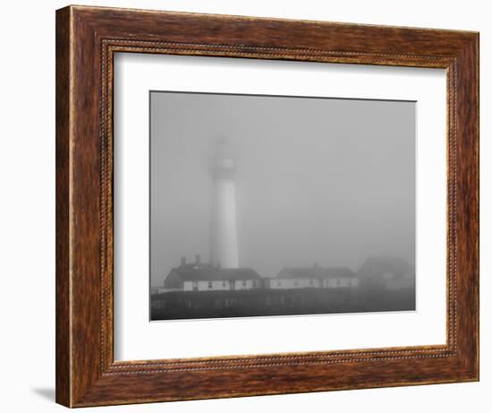 Pigeon Point Lighthouse in the fog, near Pescadero, California, USA-Panoramic Images-Framed Photographic Print