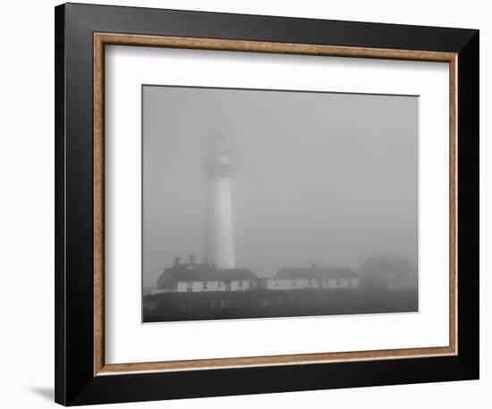 Pigeon Point Lighthouse in the fog, near Pescadero, California, USA-Panoramic Images-Framed Photographic Print