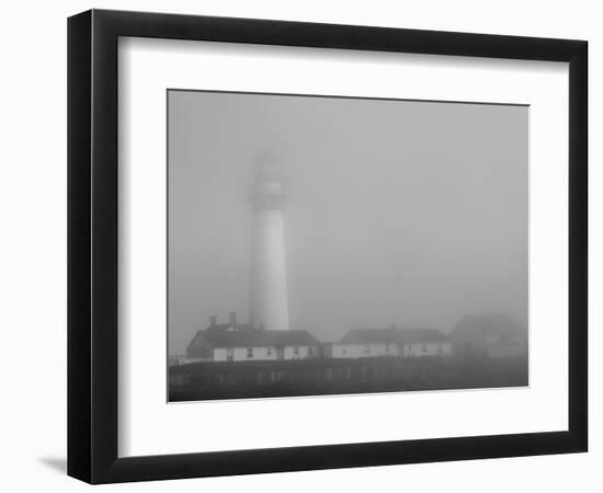 Pigeon Point Lighthouse in the fog, near Pescadero, California, USA-Panoramic Images-Framed Photographic Print