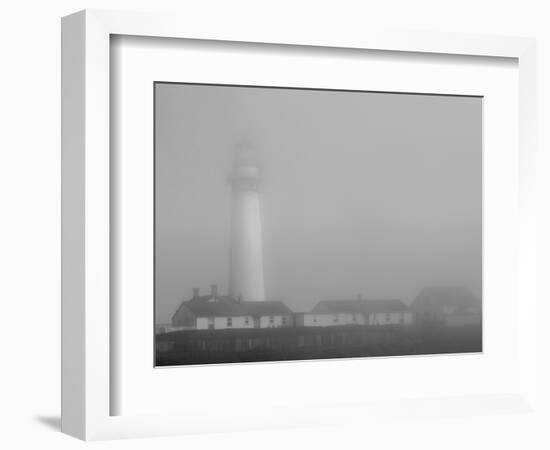 Pigeon Point Lighthouse in the fog, near Pescadero, California, USA-Panoramic Images-Framed Photographic Print