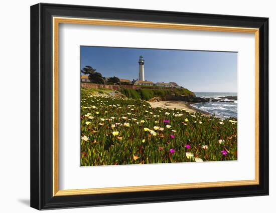 Pigeon Point Spring Vista, California-George Oze-Framed Photographic Print