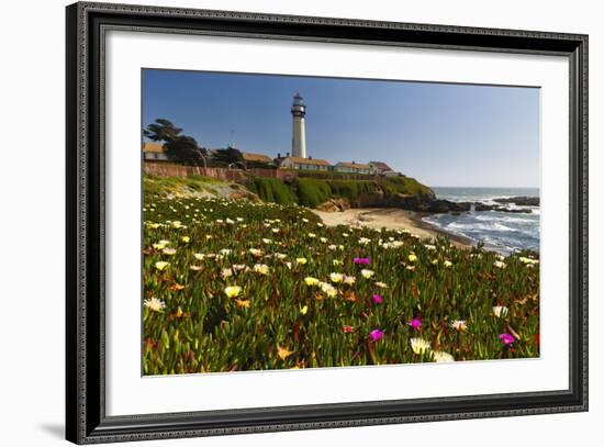 Pigeon Point Spring Vista, California-George Oze-Framed Photographic Print