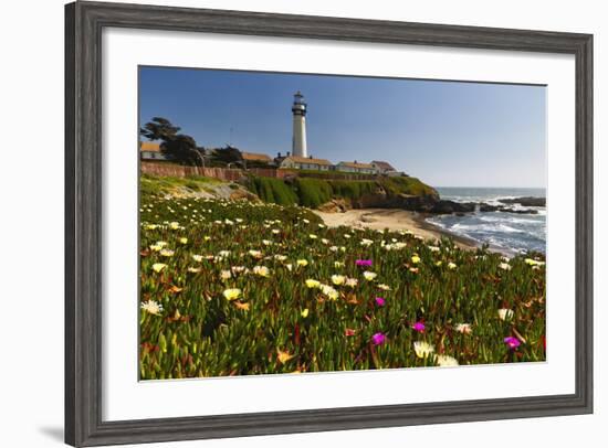 Pigeon Point Spring Vista, California-George Oze-Framed Photographic Print