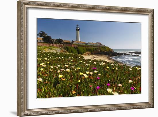 Pigeon Point Spring Vista, California-George Oze-Framed Photographic Print