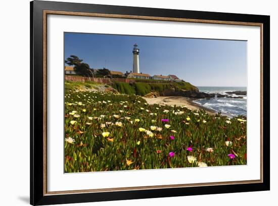 Pigeon Point Spring Vista, California-George Oze-Framed Photographic Print