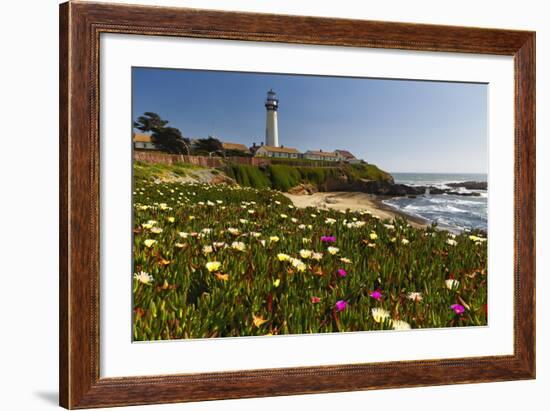 Pigeon Point Spring Vista, California-George Oze-Framed Photographic Print