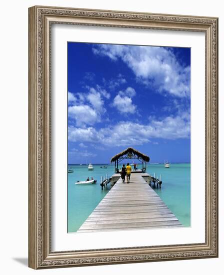 Pigeon Point, Tobago, Caribbean-Doug Pearson-Framed Photographic Print