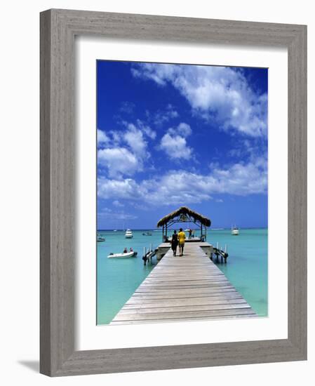 Pigeon Point, Tobago, Caribbean-Doug Pearson-Framed Photographic Print