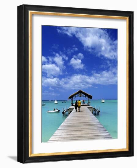 Pigeon Point, Tobago, Caribbean-Doug Pearson-Framed Photographic Print