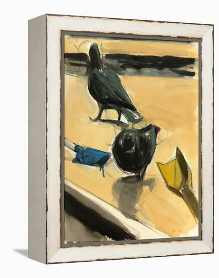 Pigeons, 2003-Daniel Clarke-Framed Premier Image Canvas