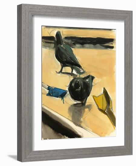 Pigeons, 2003-Daniel Clarke-Framed Giclee Print