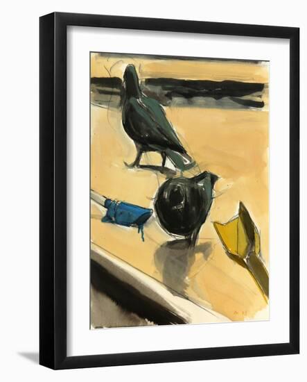 Pigeons, 2003-Daniel Clarke-Framed Giclee Print