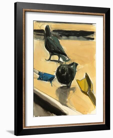 Pigeons, 2003-Daniel Clarke-Framed Giclee Print