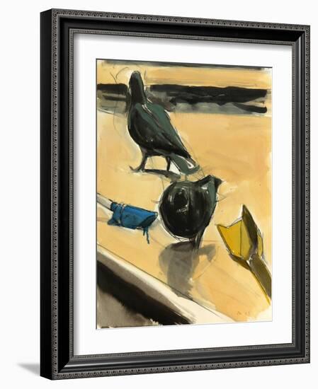 Pigeons, 2003-Daniel Clarke-Framed Giclee Print