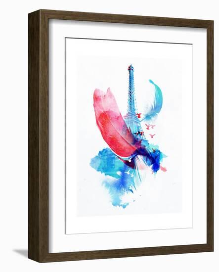 Pigeons of Paris-Robert Farkas-Framed Art Print