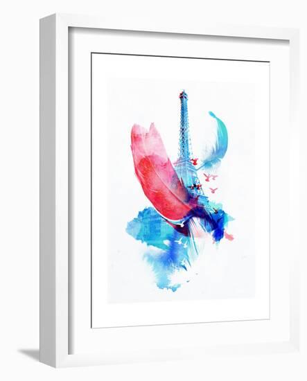 Pigeons of Paris-Robert Farkas-Framed Art Print