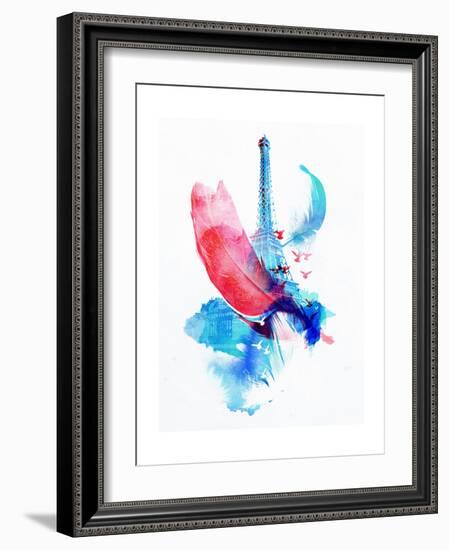 Pigeons of Paris-Robert Farkas-Framed Art Print