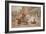 Pigeons of Venice-Antonio Paoletti-Framed Giclee Print