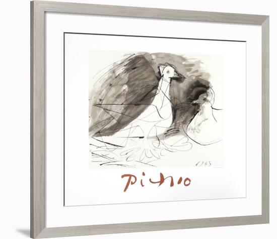 Pigeons-Pablo Picasso-Framed Collectable Print