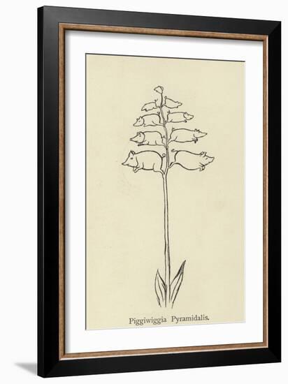 Piggiwiggia Pyramidalis-Edward Lear-Framed Giclee Print