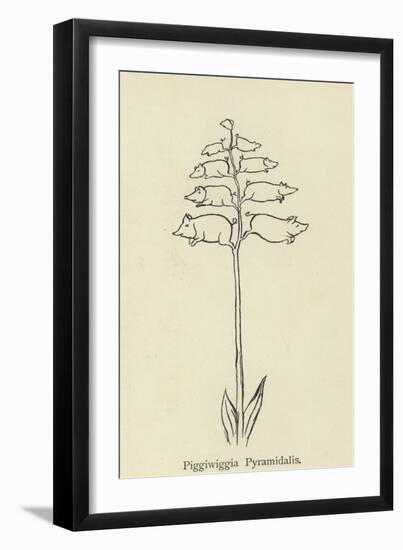 Piggiwiggia Pyramidalis-Edward Lear-Framed Giclee Print