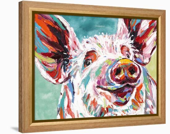 Piggy I-Carolee Vitaletti-Framed Stretched Canvas