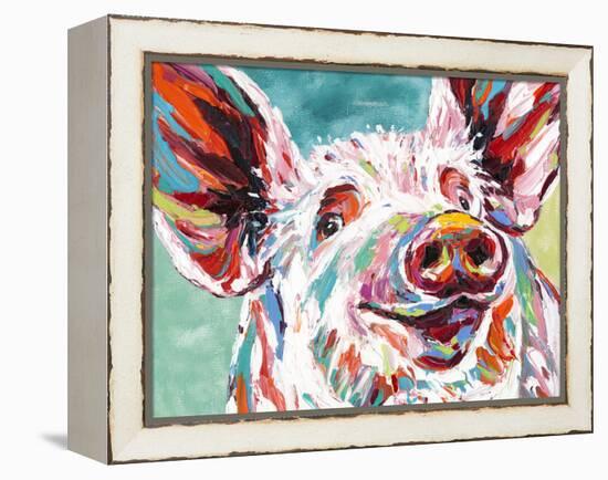 Piggy I-Carolee Vitaletti-Framed Stretched Canvas