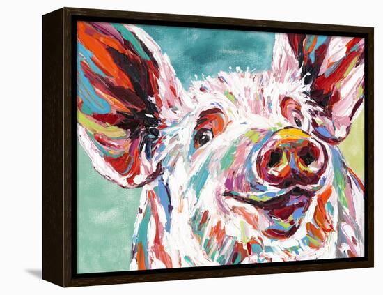 Piggy I-Carolee Vitaletti-Framed Stretched Canvas