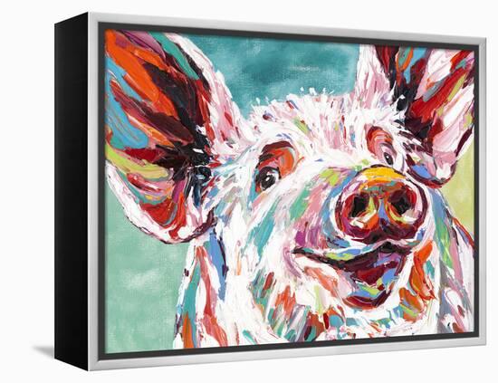 Piggy I-Carolee Vitaletti-Framed Stretched Canvas