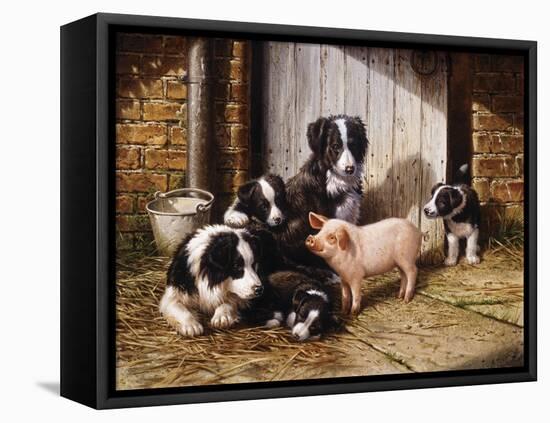 Piggy in the Middle-Michael Jackson-Framed Premier Image Canvas