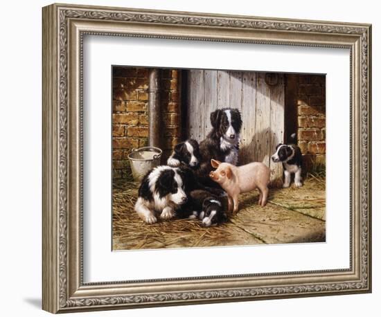 Piggy in the Middle-Michael Jackson-Framed Giclee Print