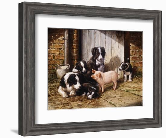 Piggy in the Middle-Michael Jackson-Framed Giclee Print