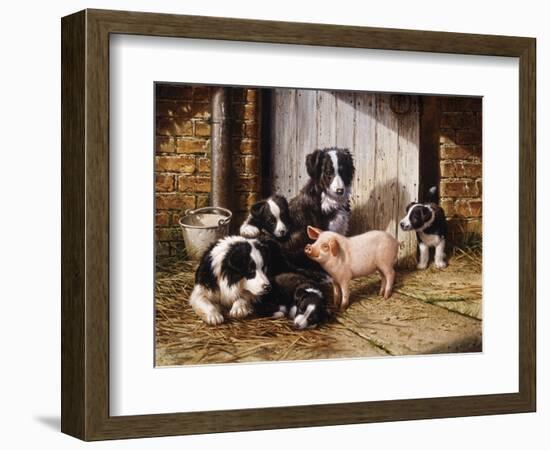 Piggy in the Middle-Michael Jackson-Framed Giclee Print