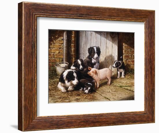 Piggy in the Middle-Michael Jackson-Framed Giclee Print