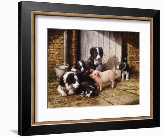 Piggy in the Middle-Michael Jackson-Framed Giclee Print