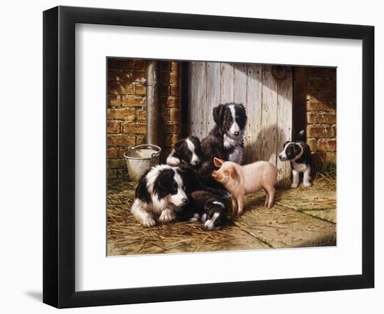 Piggy in the Middle-Michael Jackson-Framed Giclee Print