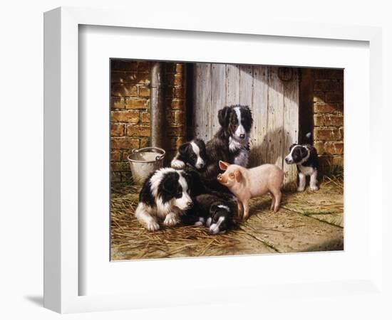 Piggy in the Middle-Michael Jackson-Framed Giclee Print