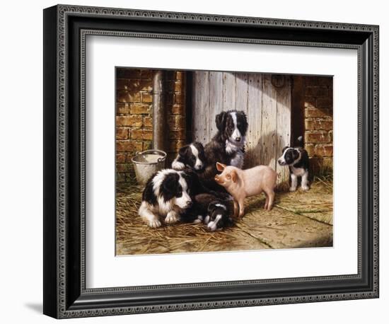 Piggy in the Middle-Michael Jackson-Framed Giclee Print