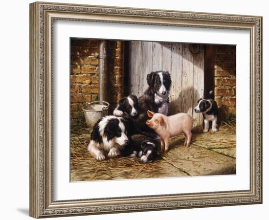 Piggy in the Middle-Michael Jackson-Framed Giclee Print