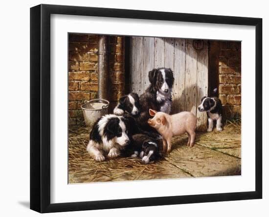 Piggy in the Middle-Michael Jackson-Framed Giclee Print