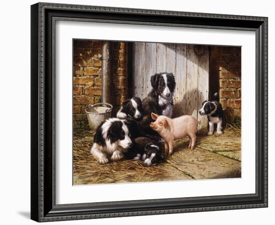 Piggy in the Middle-Michael Jackson-Framed Giclee Print