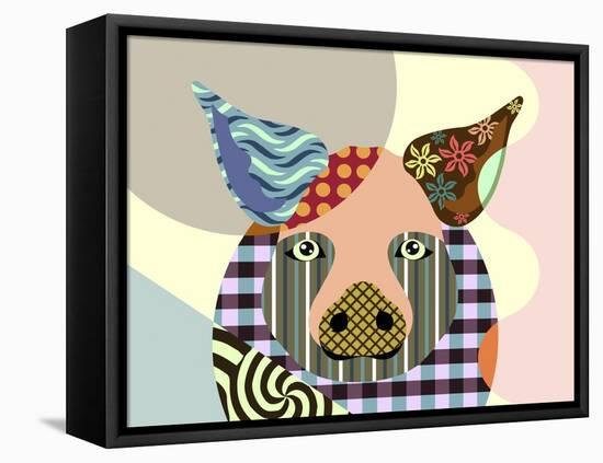 Piggy-Lanre Adefioye-Framed Premier Image Canvas