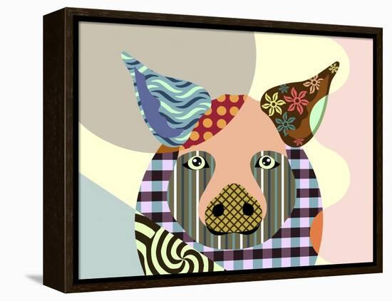 Piggy-Lanre Adefioye-Framed Premier Image Canvas