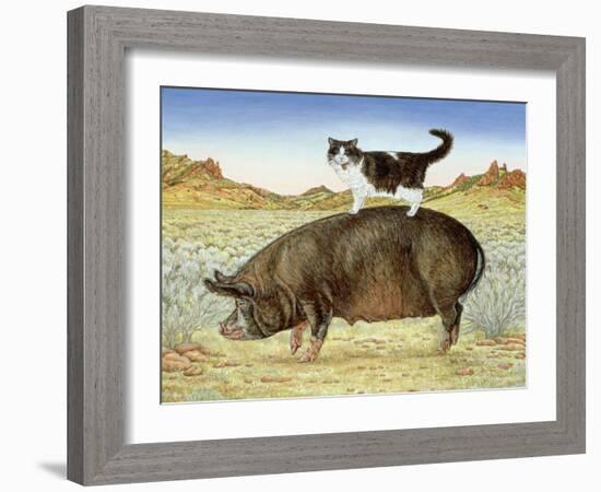 Piggyback-Riding at Breteche Creek, 1995-Ditz-Framed Giclee Print